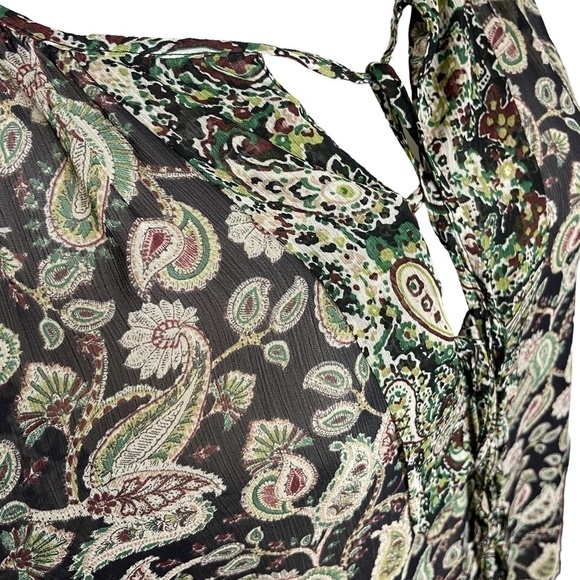 Paisley Chiffon Blouse💙 - Picture 9 of 11